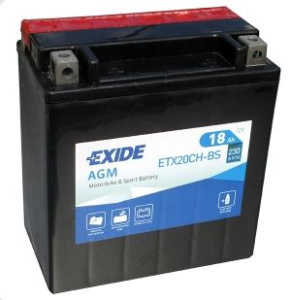 Аккумулятор EXIDE ETX20CHBS 18Ah 230A