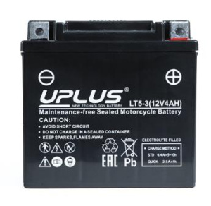 Аккумулятор UPLUS SuperStart 4 Ач LT5-3 (CT 1205, YTX5L-BS)