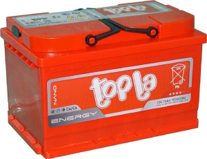 Аккумулятор Topla 75 Ач о/п Energy TE 75.0