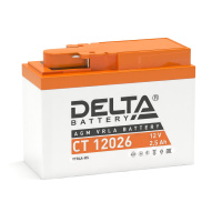 Аккумулятор Delta 2.5 Ач CT 12026 (YTR4A-BS)