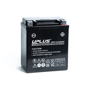 Аккумулятор UPLUS Nano Gel 6 Ач HPG7-3 (CT 1207.1, YTX7L-BS)
