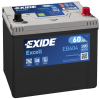 Аккумулятор EXIDE EB604 60Ah 480A