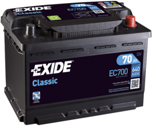 Аккумулятор EXIDE EC700 70Ah 640A