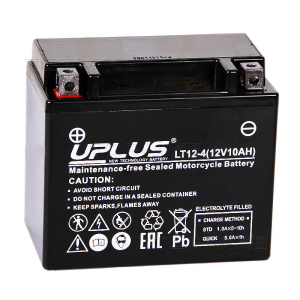 Аккумулятор UPLUS SuperStart 10 Ач LT12-4 (CT 1212, YTX12-BS)