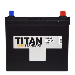 Аккумулятор Titan Asia Standart 50 Ач о/п 6СТ-50.0 VL  (B24L)