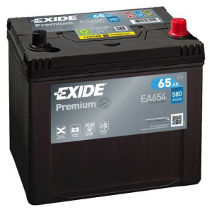 Аккумулятор EXIDE EA654 65Ah 580A