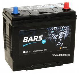 Аккумулятор BARS ASIA 50 Ач о/п 6СТ-50.0 VL (B24FL)