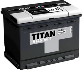Аккумулятор Titan Standart 60 Ач о/п 6СТ-60.0 VL