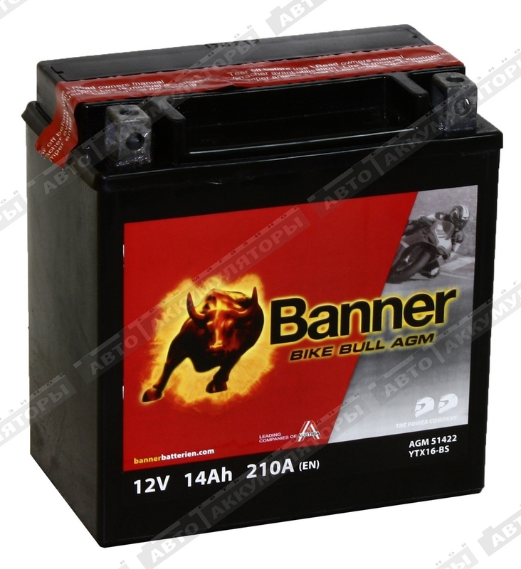 Banner Bike Bull YTX16-BS (51422)
