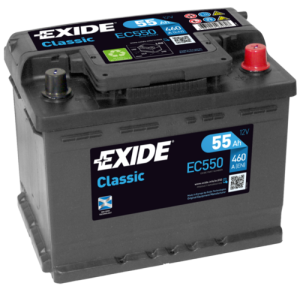 Аккумулятор EXIDE EC550 55Ah 460A