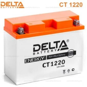 Аккумулятор Delta 20 Ач CT 1220 (YTX24HL-BS)