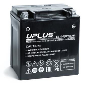 Аккумулятор UPLUS High Performance 30 Ач EB30-3 (CT 1230, YTX30L-BS)