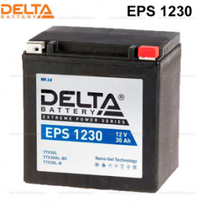 Аккумулятор Delta 30 Ач EPS 1230 (YTX30L-BS)