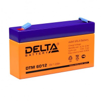Аккумулятор Delta 1,2 Ач 6 Вольт DTM 6012