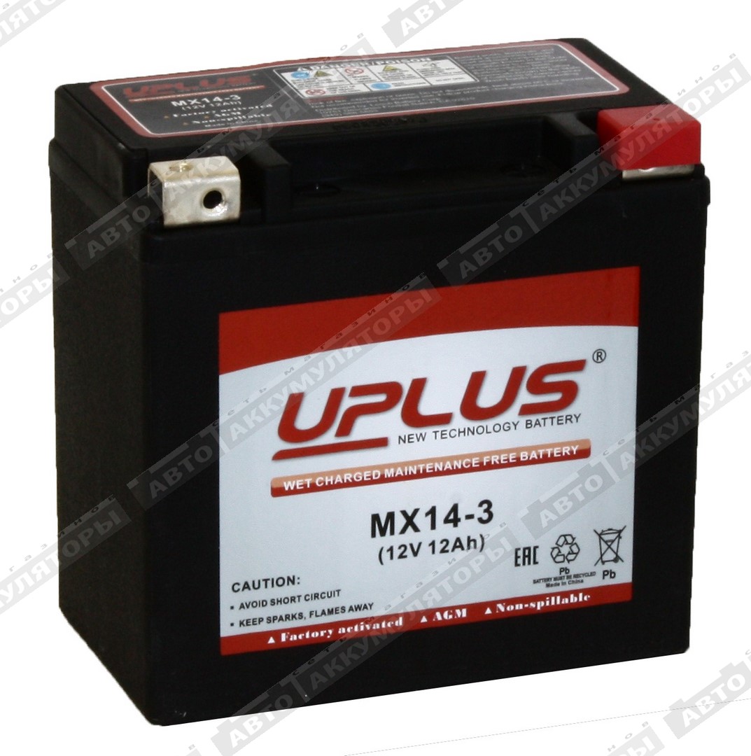 Uplus Power Sport MX14-3 (YTX14L-BS)