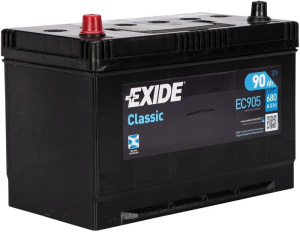 Аккумулятор EXIDE EC905 90Ah 680A