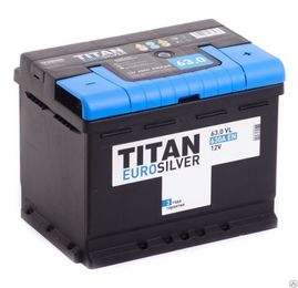Аккумулятор Titan Euro Silver 63 Ач о/п 6СТ-63.0 VL (kamina)
