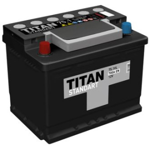 Аккумулятор Titan Standart 75 Ач 6СТ-75.1 VL