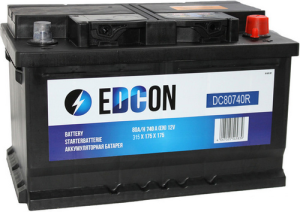 Аккумулятор EDCON DC80740R 80Ah 740A