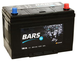 Аккумулятор BARS ASIA 100 Ач о/п 6СТ-100.0 VL (D31FL)