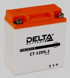 Аккумулятор Delta 5 Ач CT 1205.1 (12N5-3B)