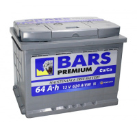 BARS 6СТ-64.1 VL Premium 64Ач 620А