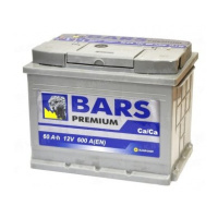 Аккумулятор BARS Premium 60 Ач о/п 6СТ-60.0 VL