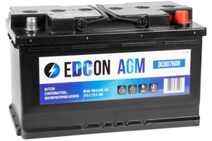 Аккумулятор EDCON DC80760R 80Ah 760A