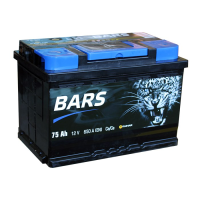 Аккумулятор BARS 75 Ач оп 6СТ-75.0 VL
