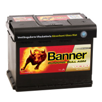 Аккумулятор Banner 60 Ач оп Running Bull AGM 560 01